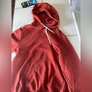 Medium old navy rustic red hoodie